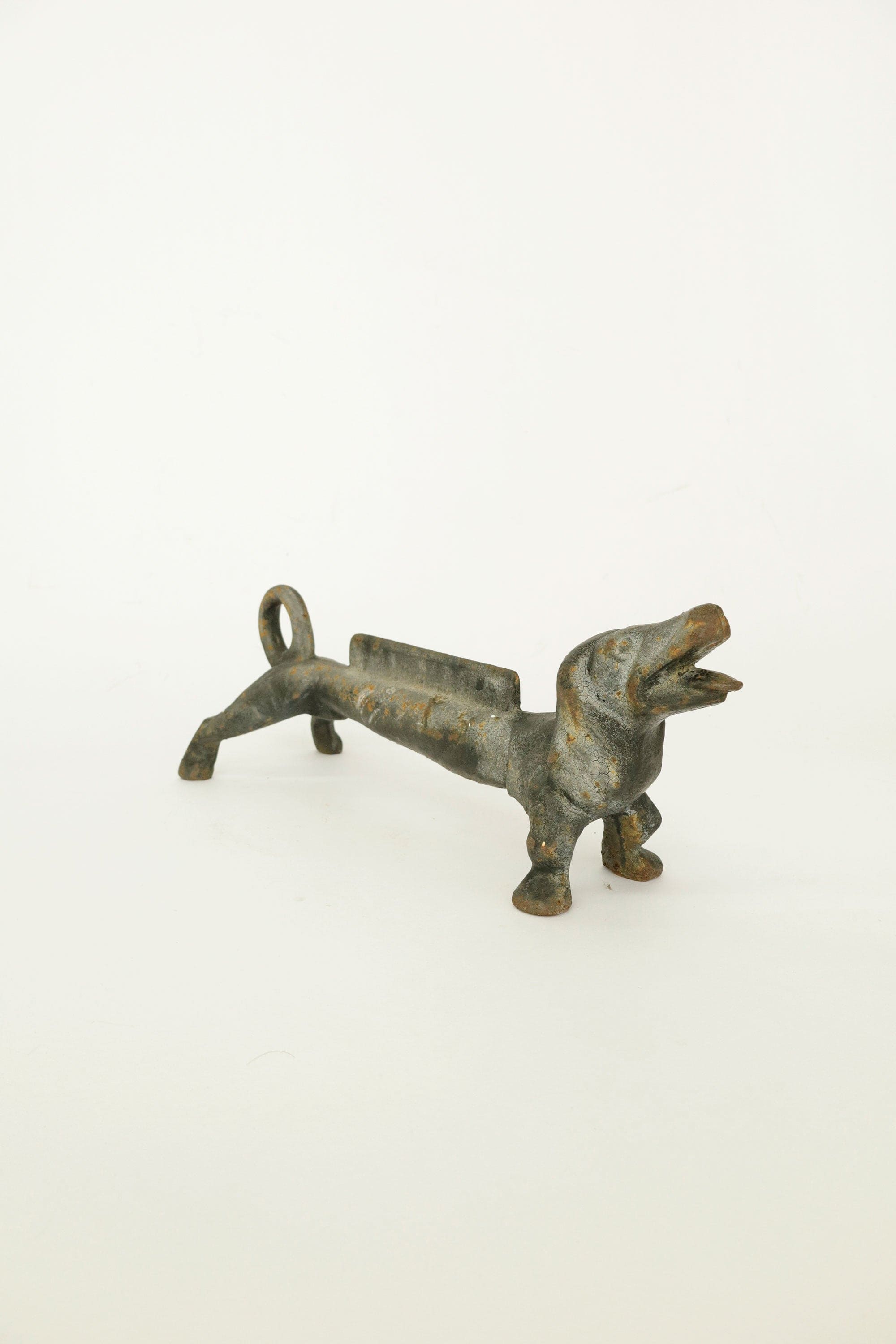 Cast Iron Dachshund Boot Scraper  c.1930s