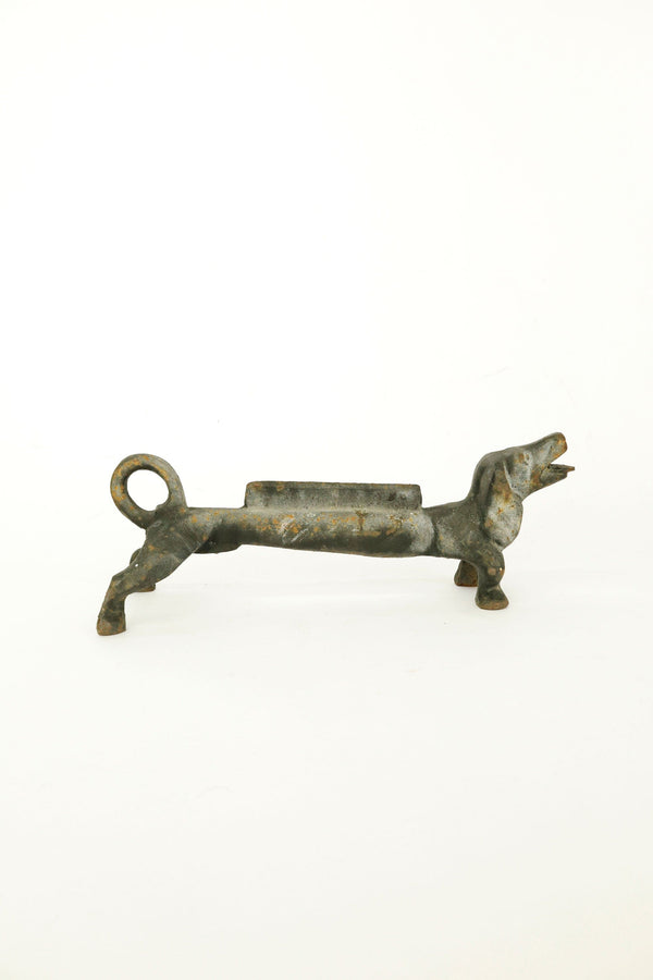 Cast Iron Dachshund Boot Scraper  c.1930s
