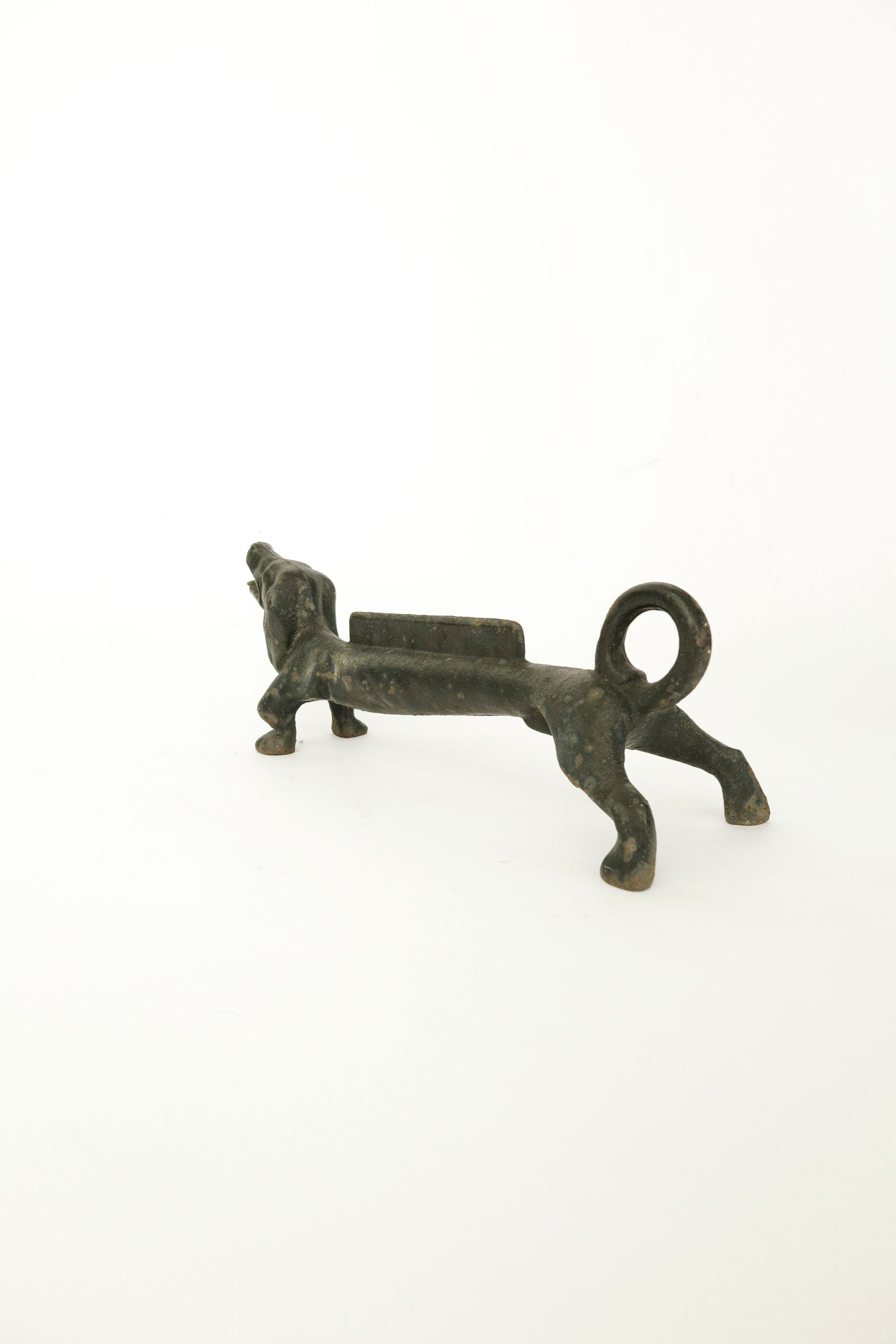 Cast Iron Dachshund Boot Scraper  c.1930s