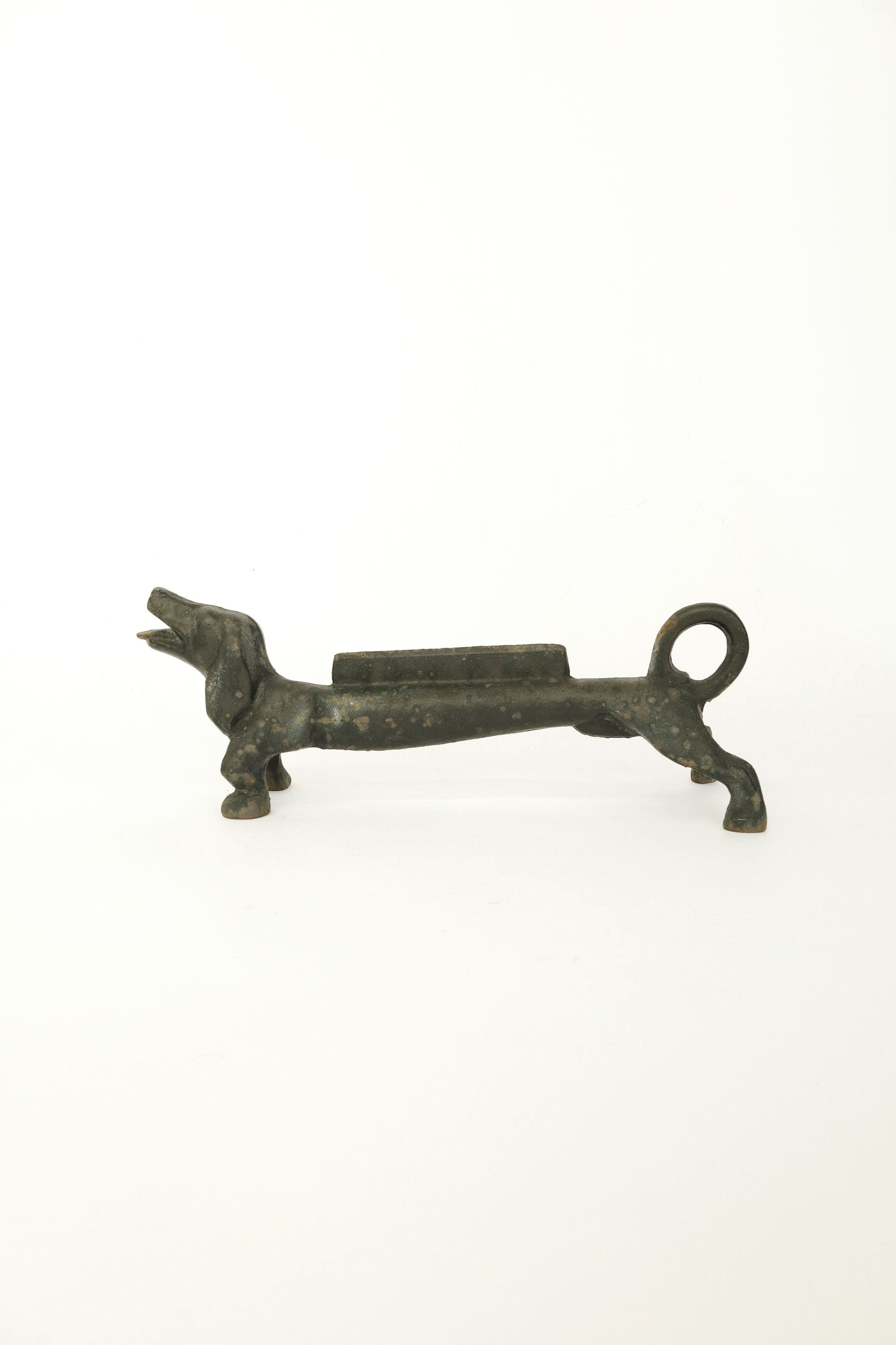 Cast Iron Dachshund Boot Scraper  c.1930s