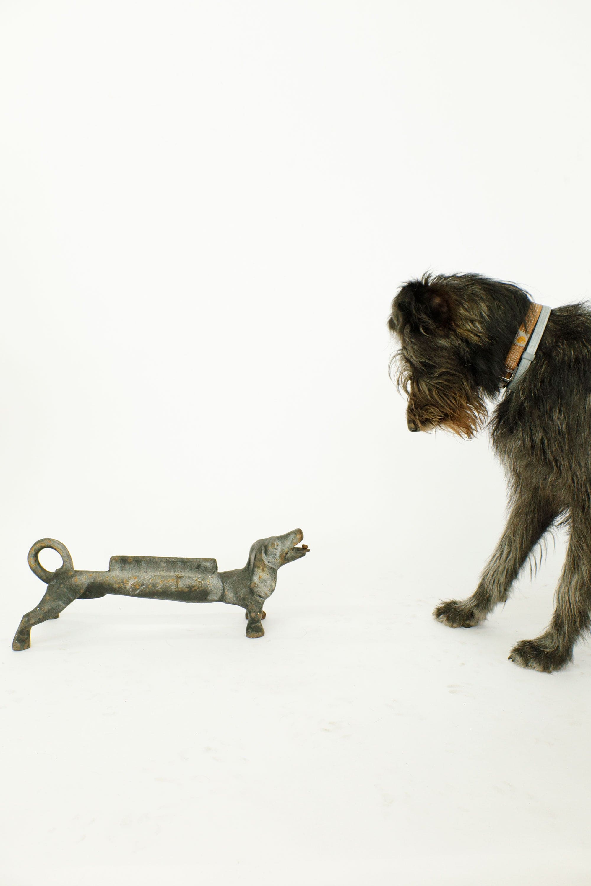 Cast Iron Dachshund Boot Scraper  c.1930s