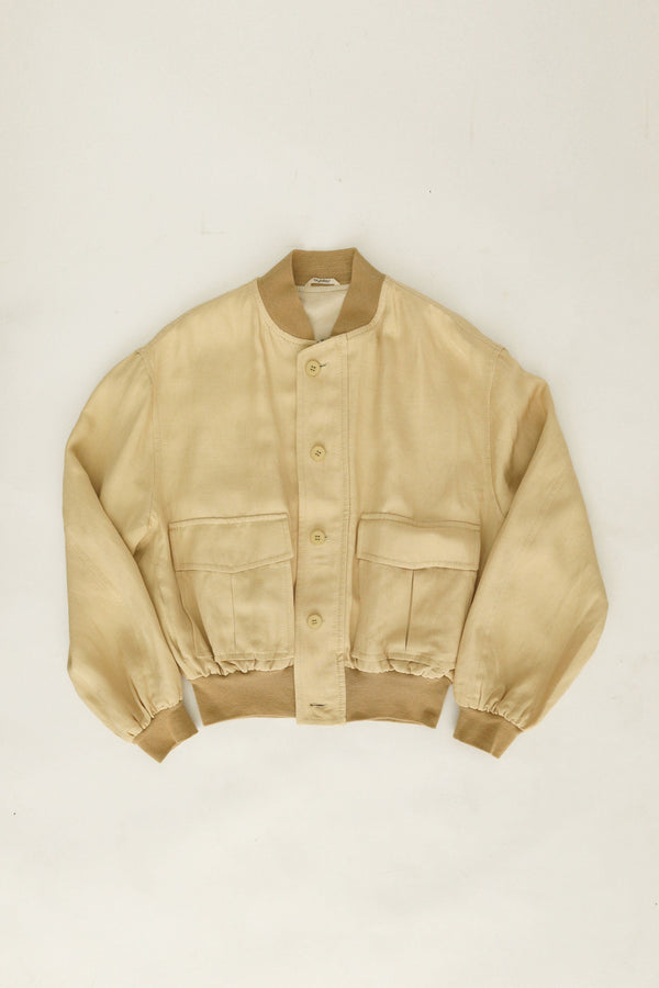 Bomber in Silk – byblos, Italy, c.1980s–90s
