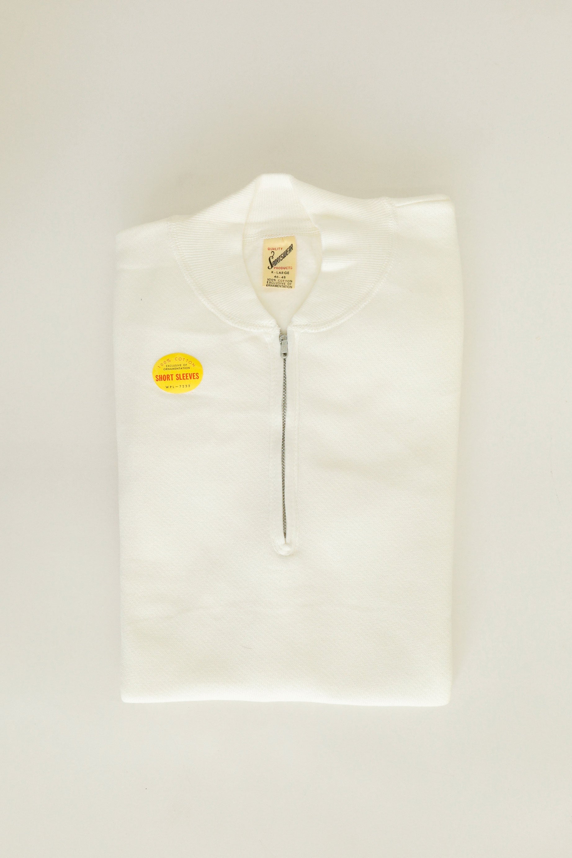Deadstock Half-Zip Sweatshirt – Sportswear Products, USA, c.1960s