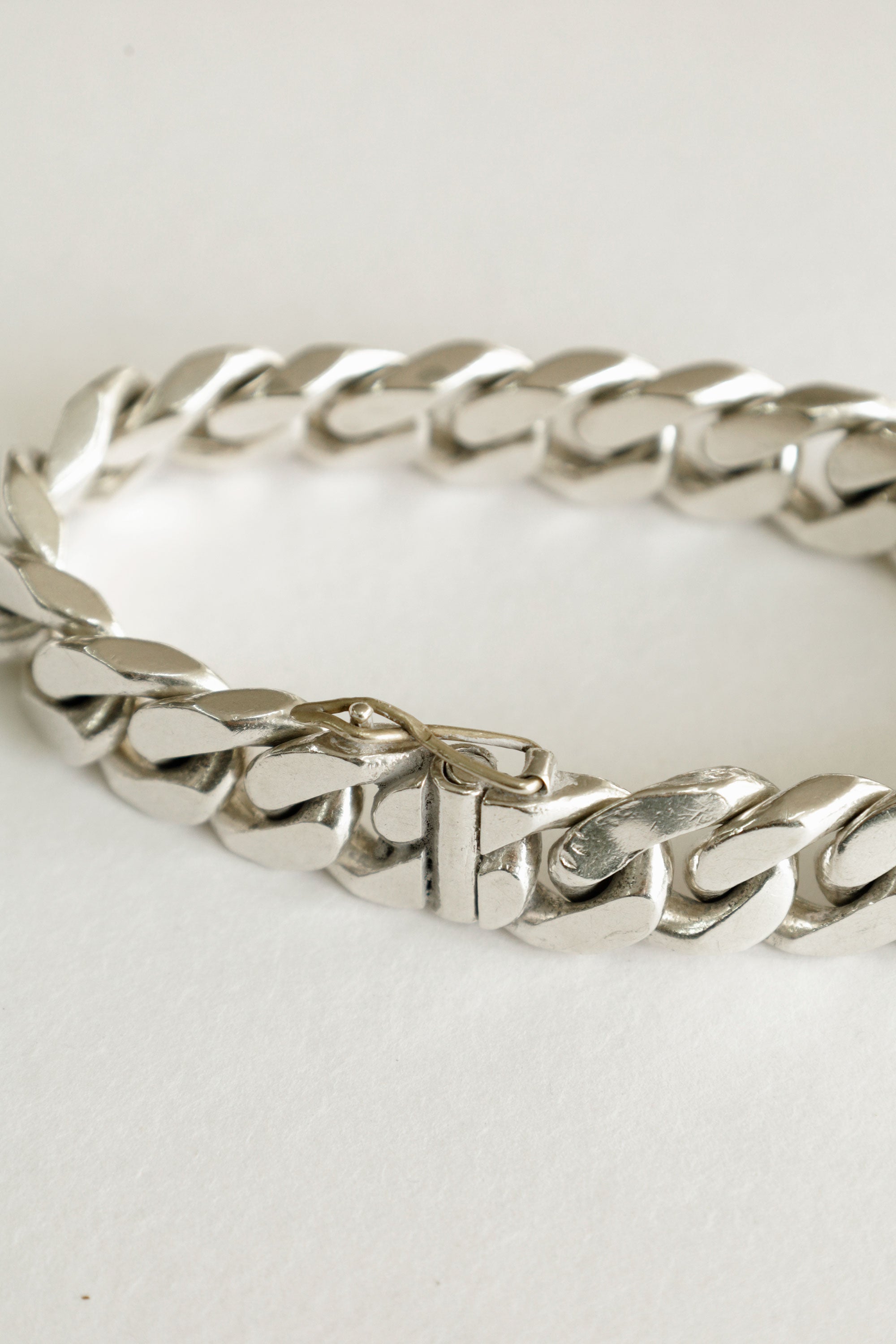 Sterling Silver Curb Chain Bracelet – Casa Prieto, Mexico, c.1950s