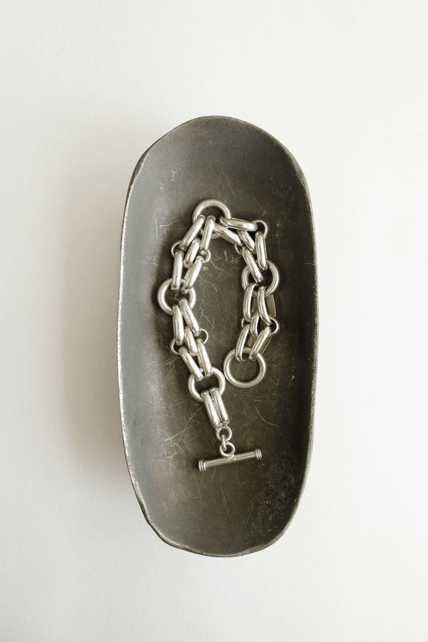 Interlinked Weight – Sterling Silver Bracelet, c.1990s