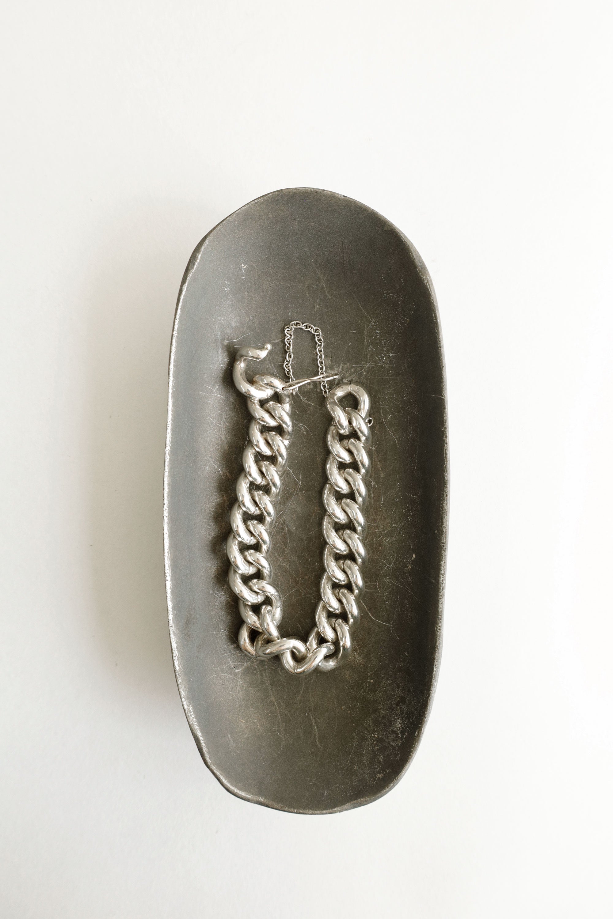 Heavy Curb Chain Bracelet – c.1990s