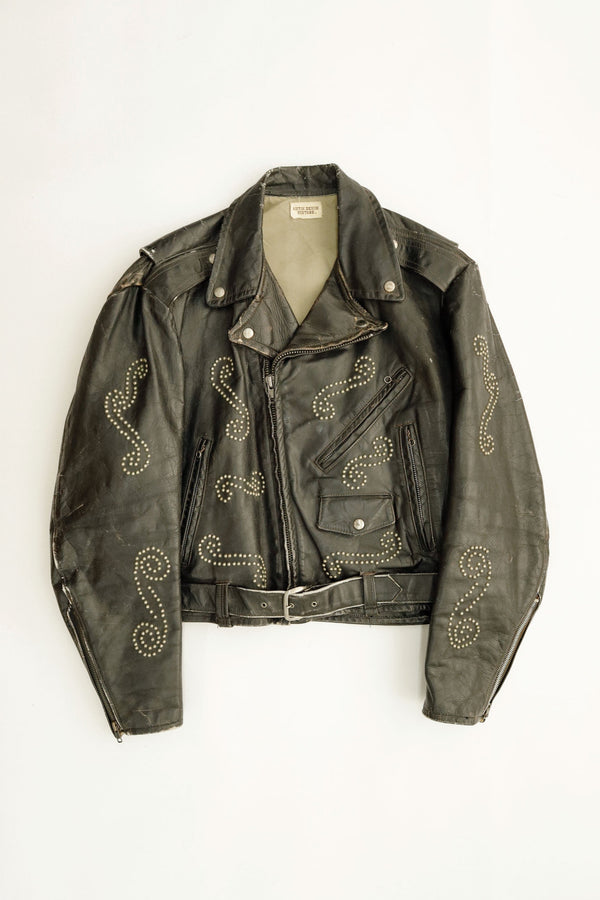 Custom-Studded Motorcycle Jacket – Antik Denim Vintage, c.2000s
