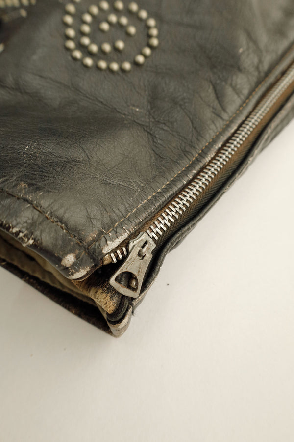 Custom-Studded Motorcycle Jacket – Antik Denim Vintage, c.2000s