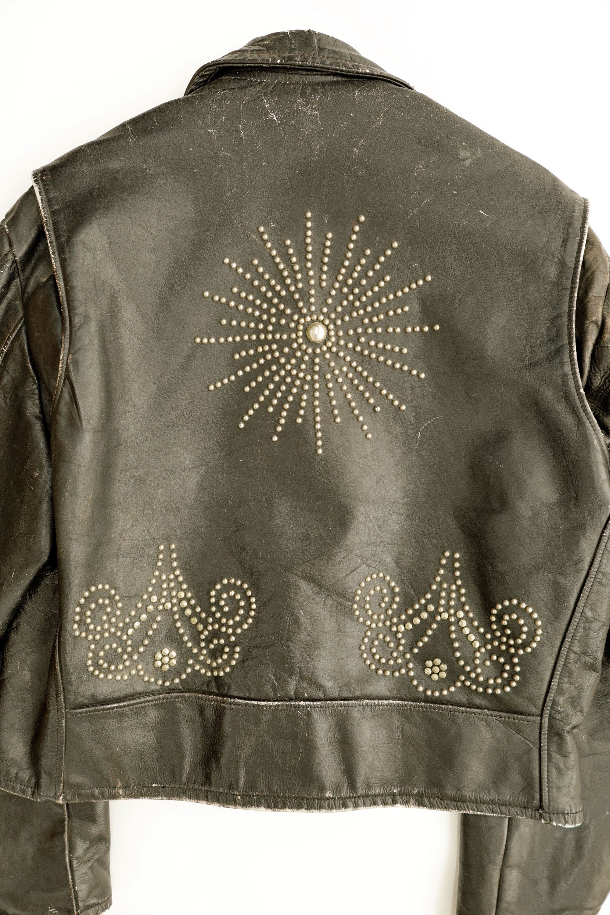 Custom-Studded Motorcycle Jacket – Antik Denim Vintage, c.2000s