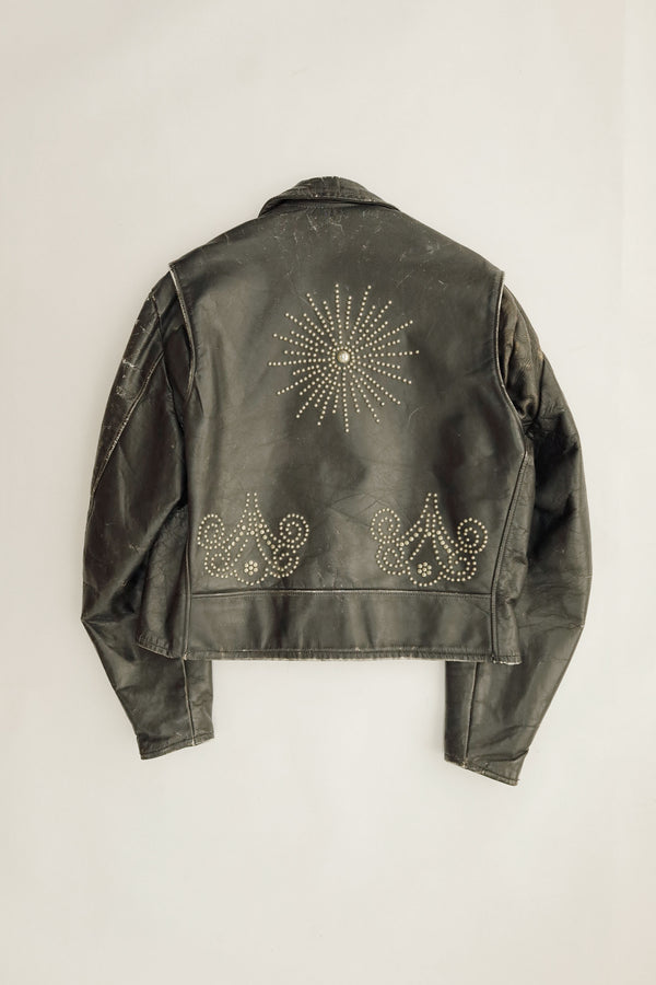 Custom-Studded Motorcycle Jacket – Antik Denim Vintage, c.2000s