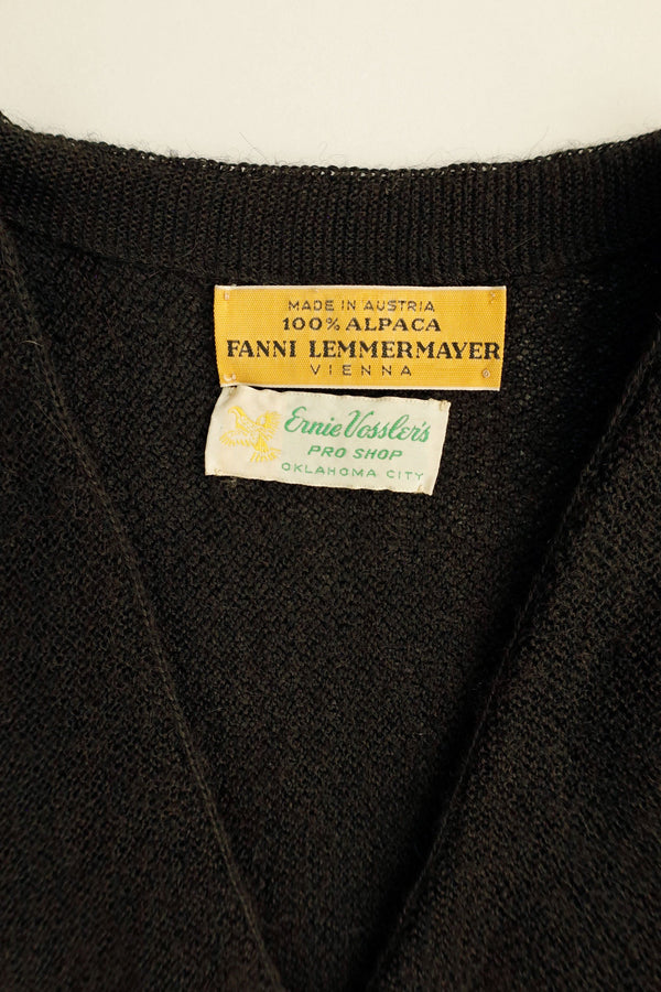 Fanni Lemmermayer Short Sleeve Alpaca Cardigan – Vienna, c.1960s