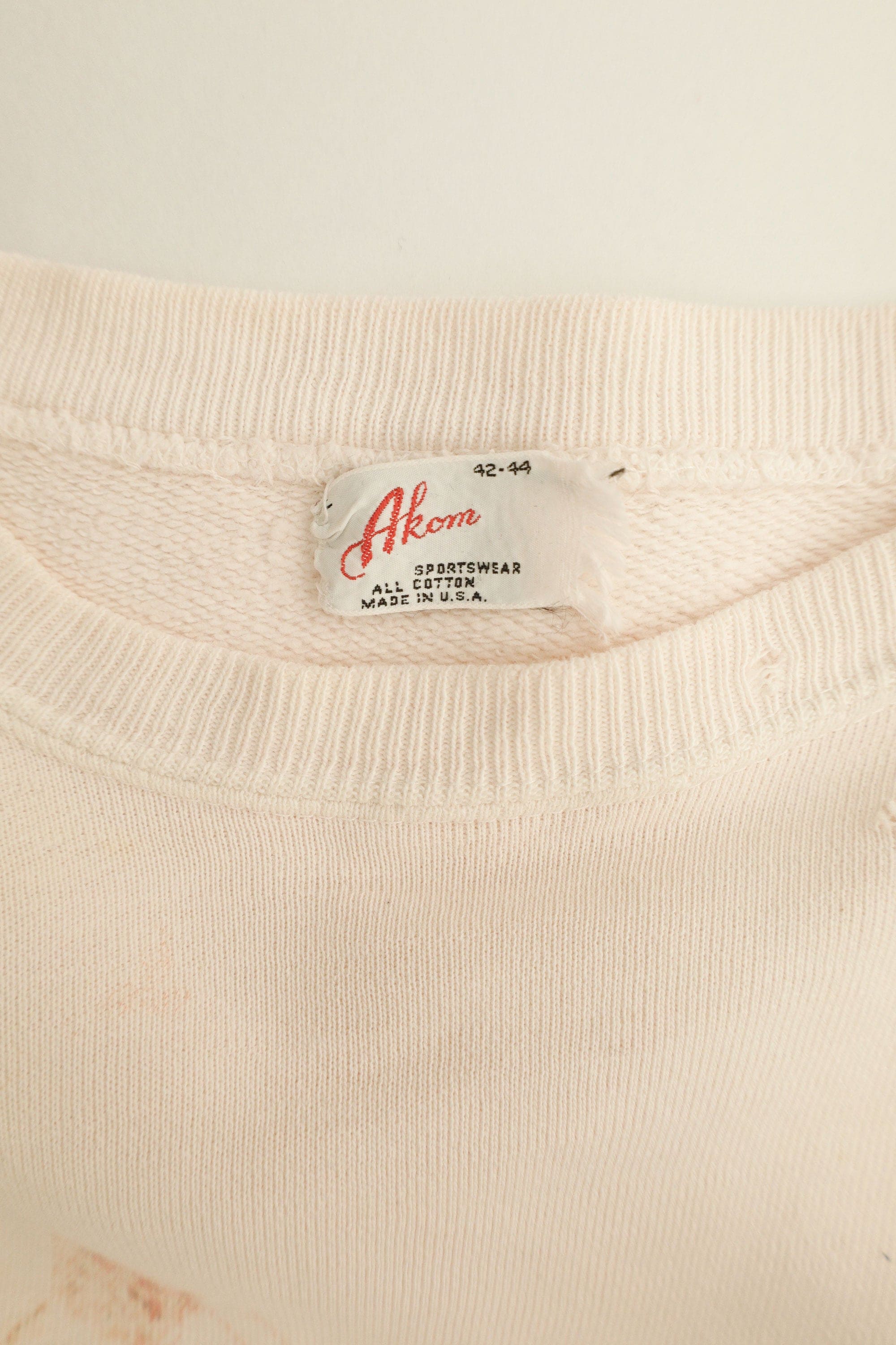 Experimental Printed Sweatshirt -AKOM c.1960s