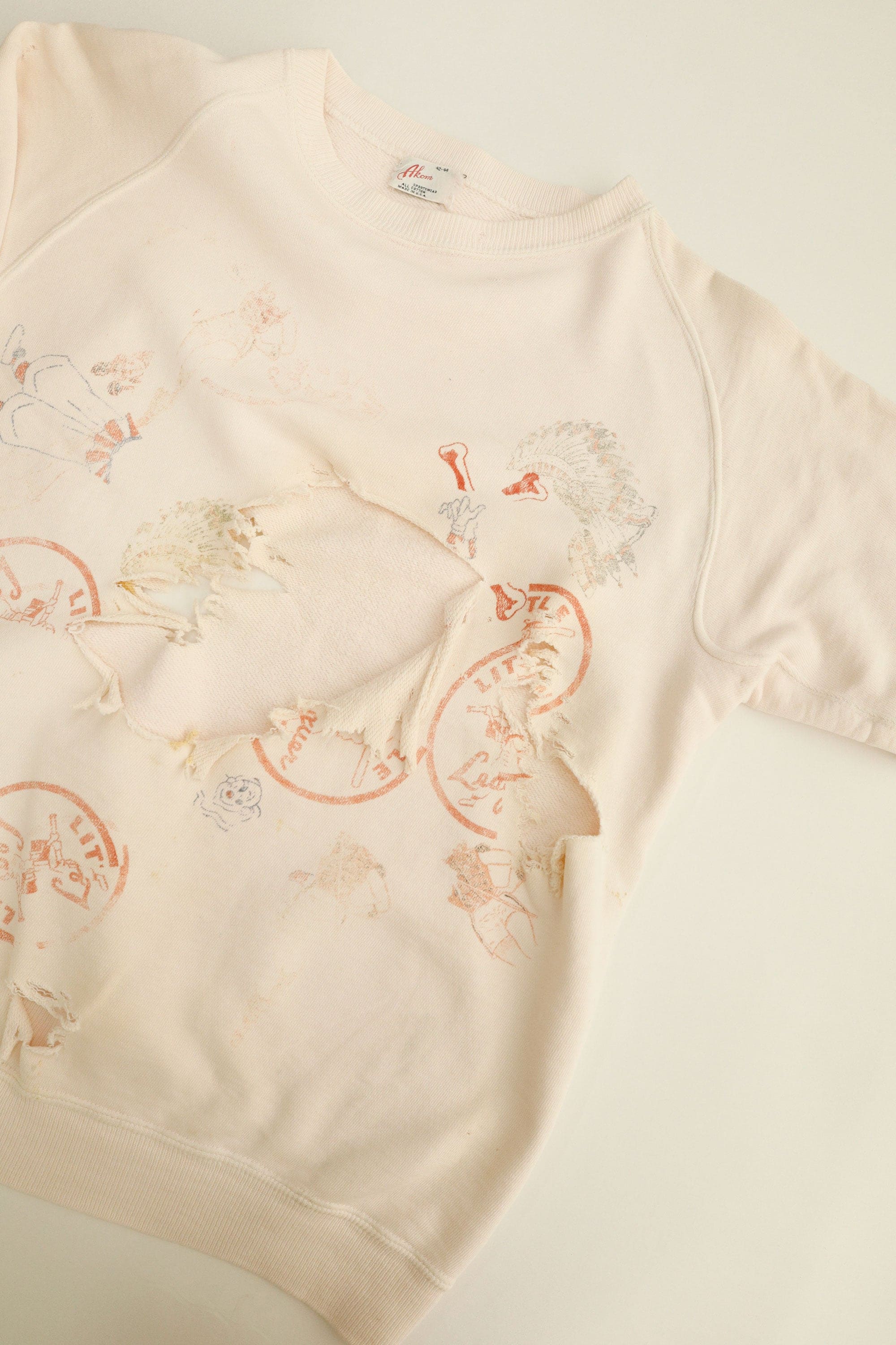 Experimental Printed Sweatshirt -AKOM c.1960s