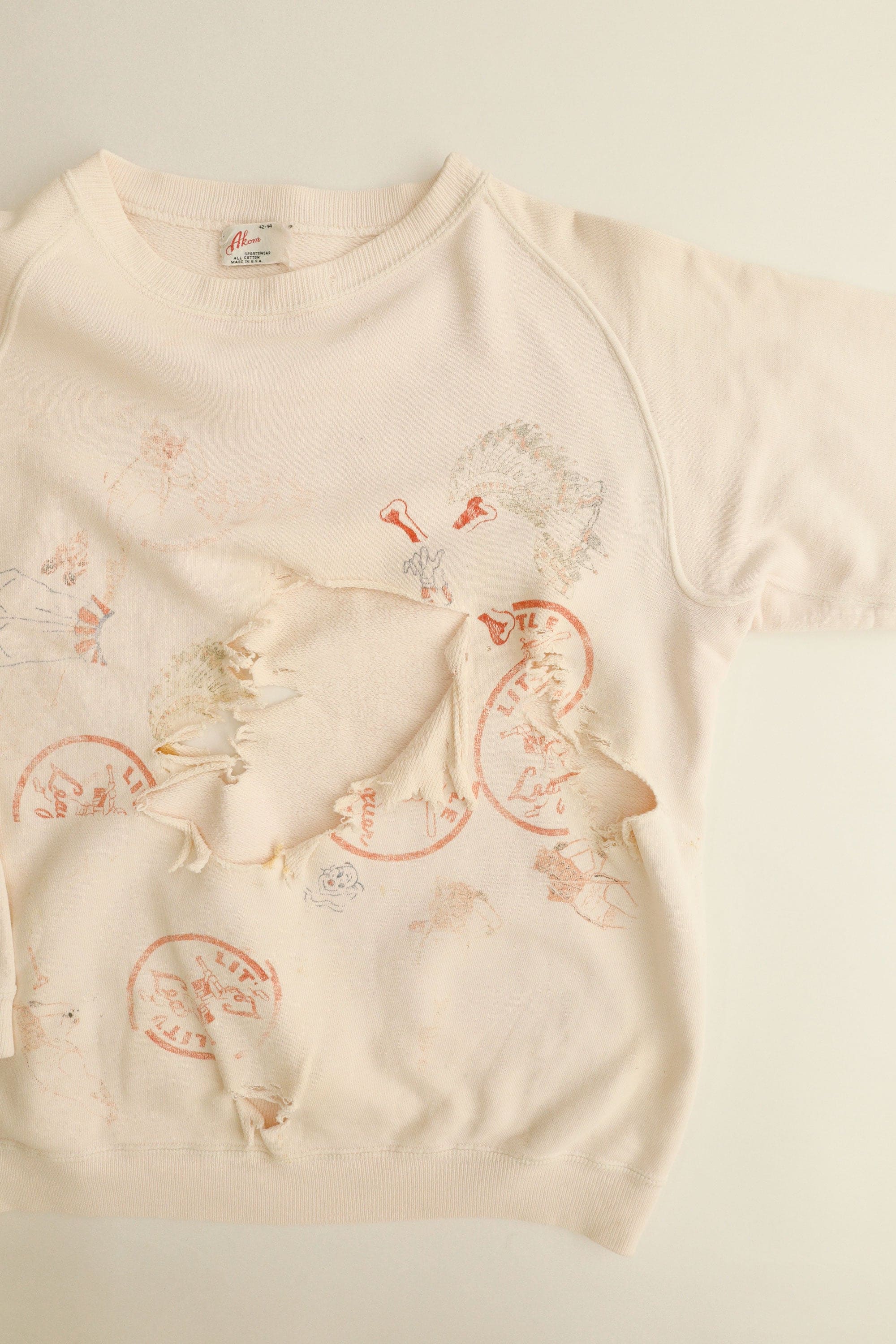 Experimental Printed Sweatshirt -AKOM c.1960s