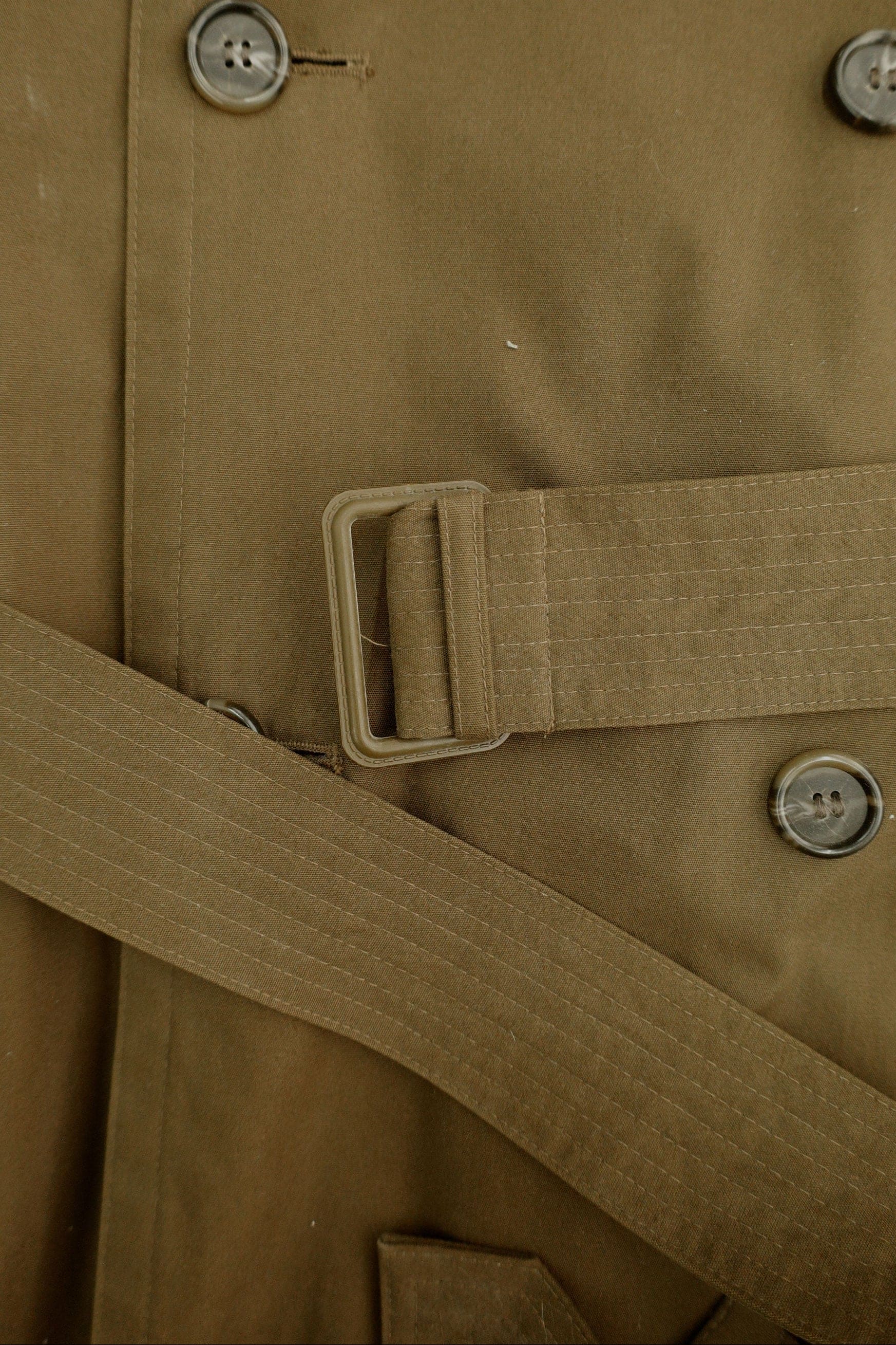 Olive Trench Coat – Towne, c.2000s