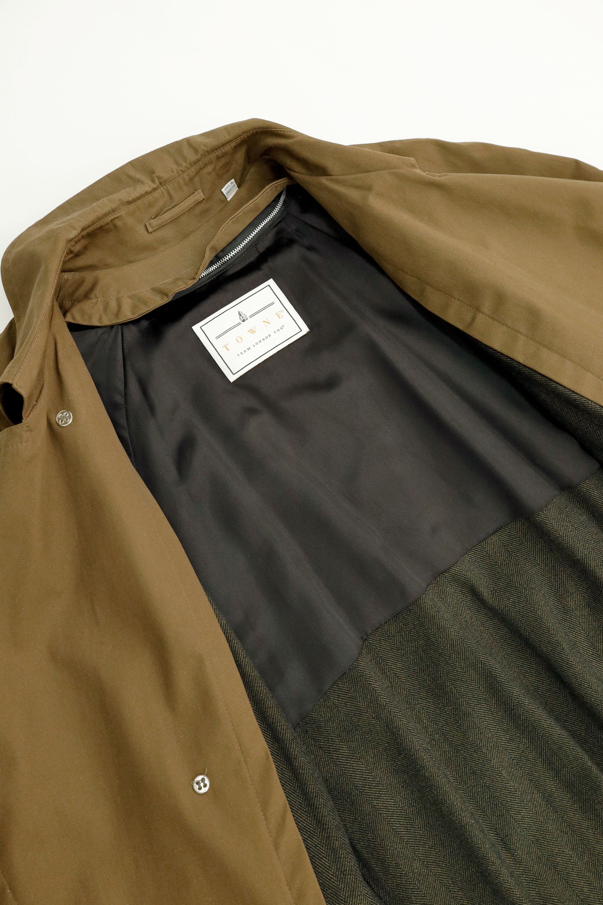 Olive Trench Coat – Towne, c.2000s