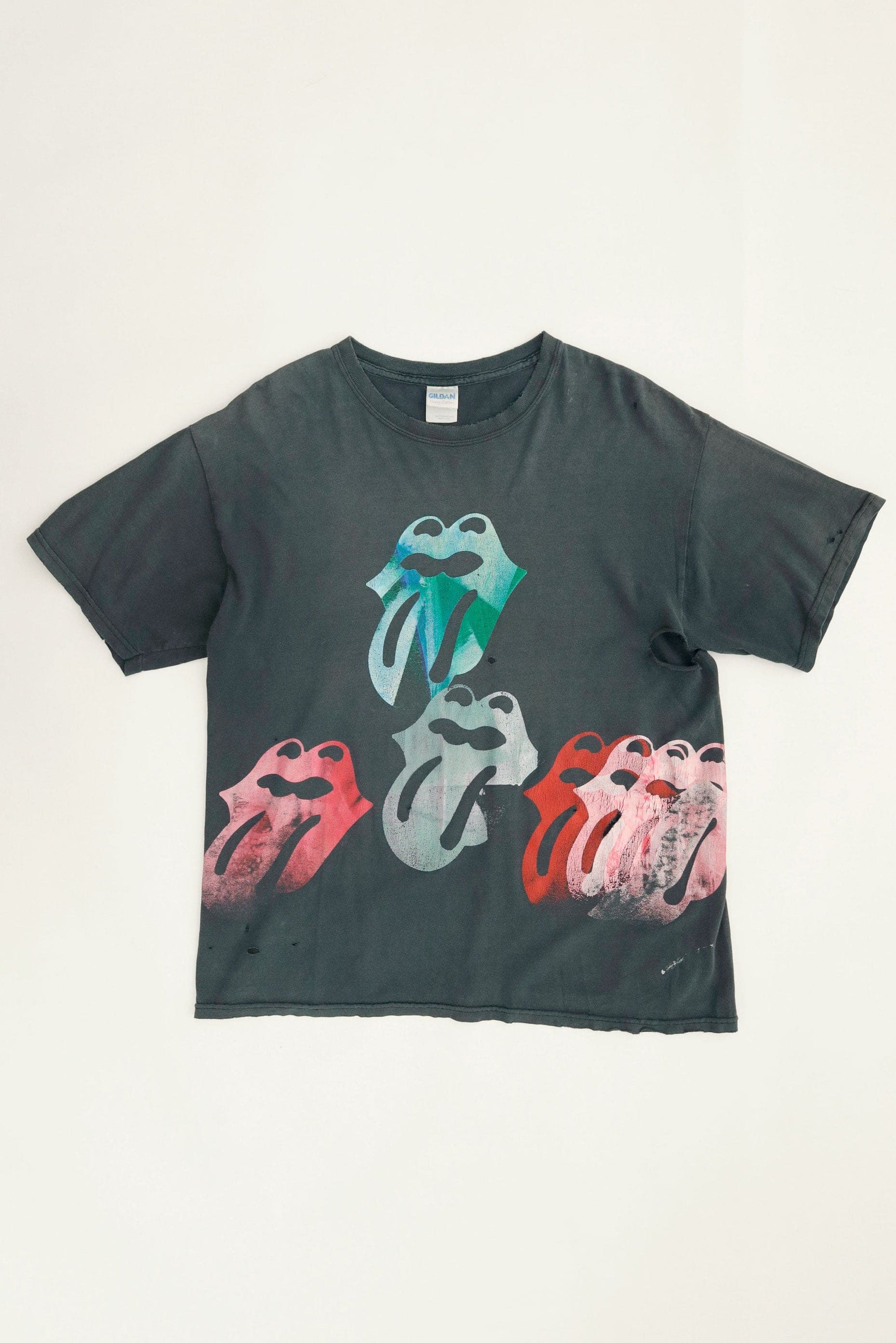 Rolling Stones Test Print T-Shirt — c. Early 1990s