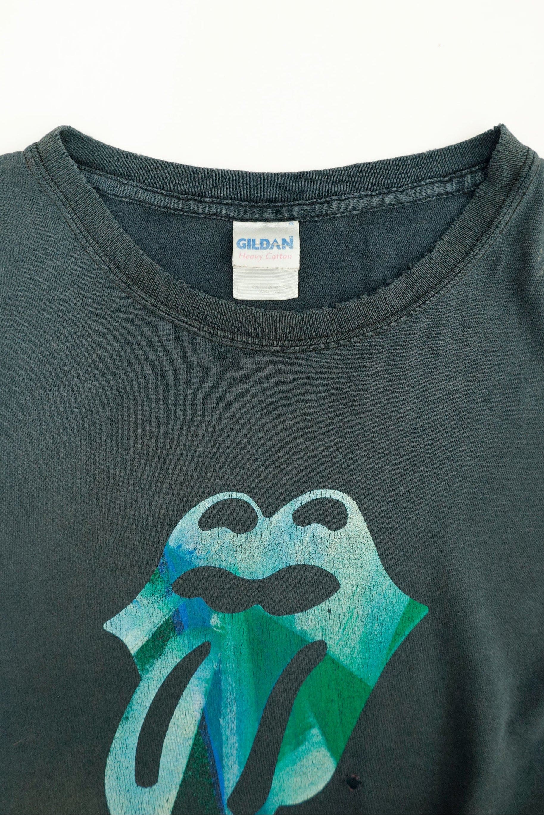 Rolling Stones Test Print T-Shirt — c. Early 1990s