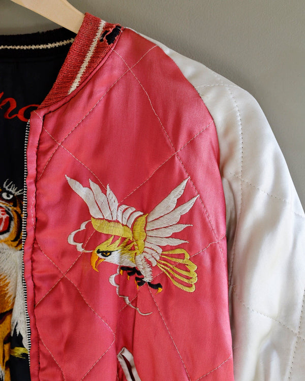 1950's Japanese Souvenir Reversible Jacket "Tiger & Eagle"