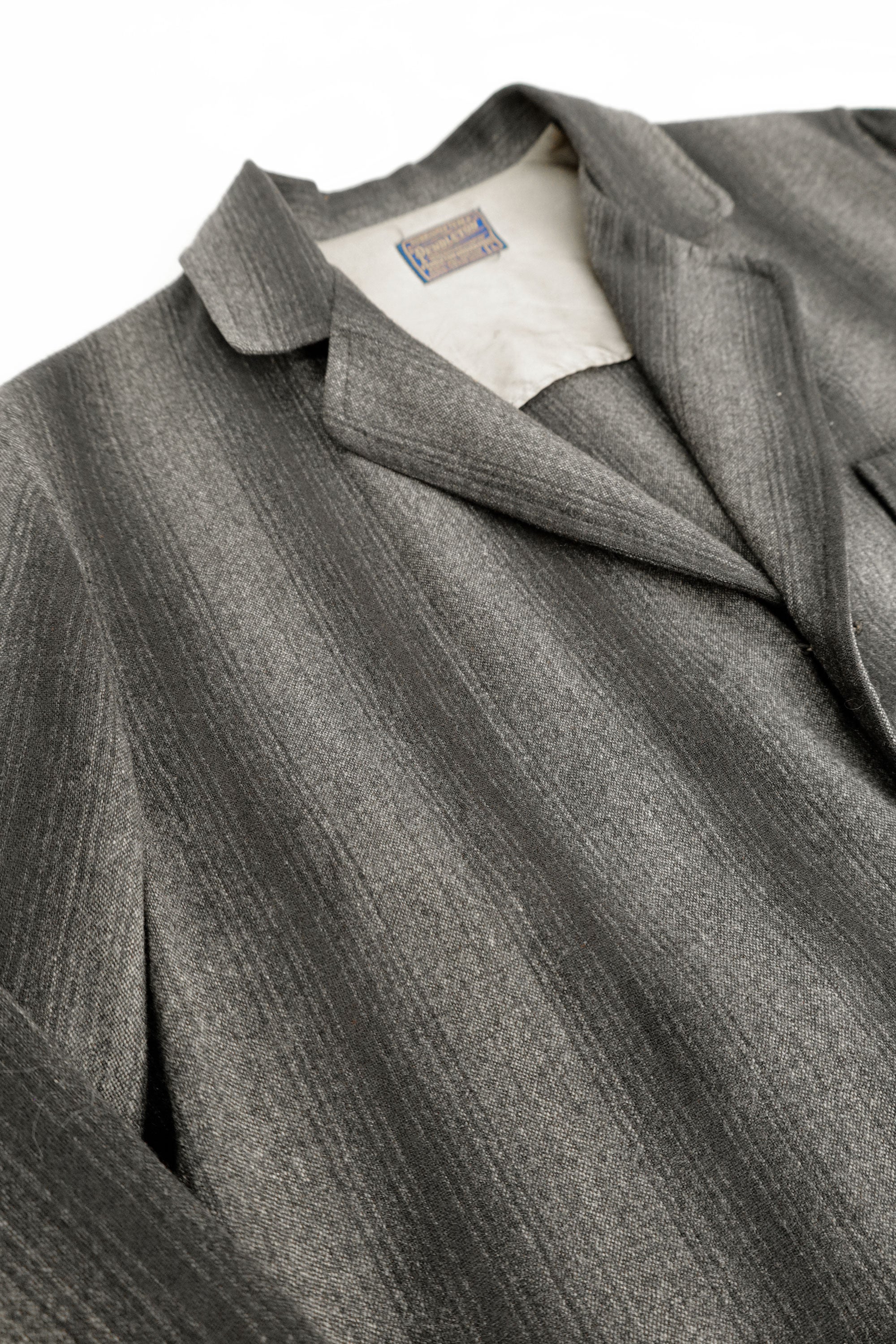 Monochrome Gradient Wool Jacket – Pendleton, c.1950s