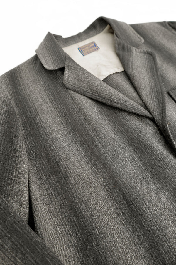 Monochrome Gradient Wool Jacket – Pendleton, c.1950s