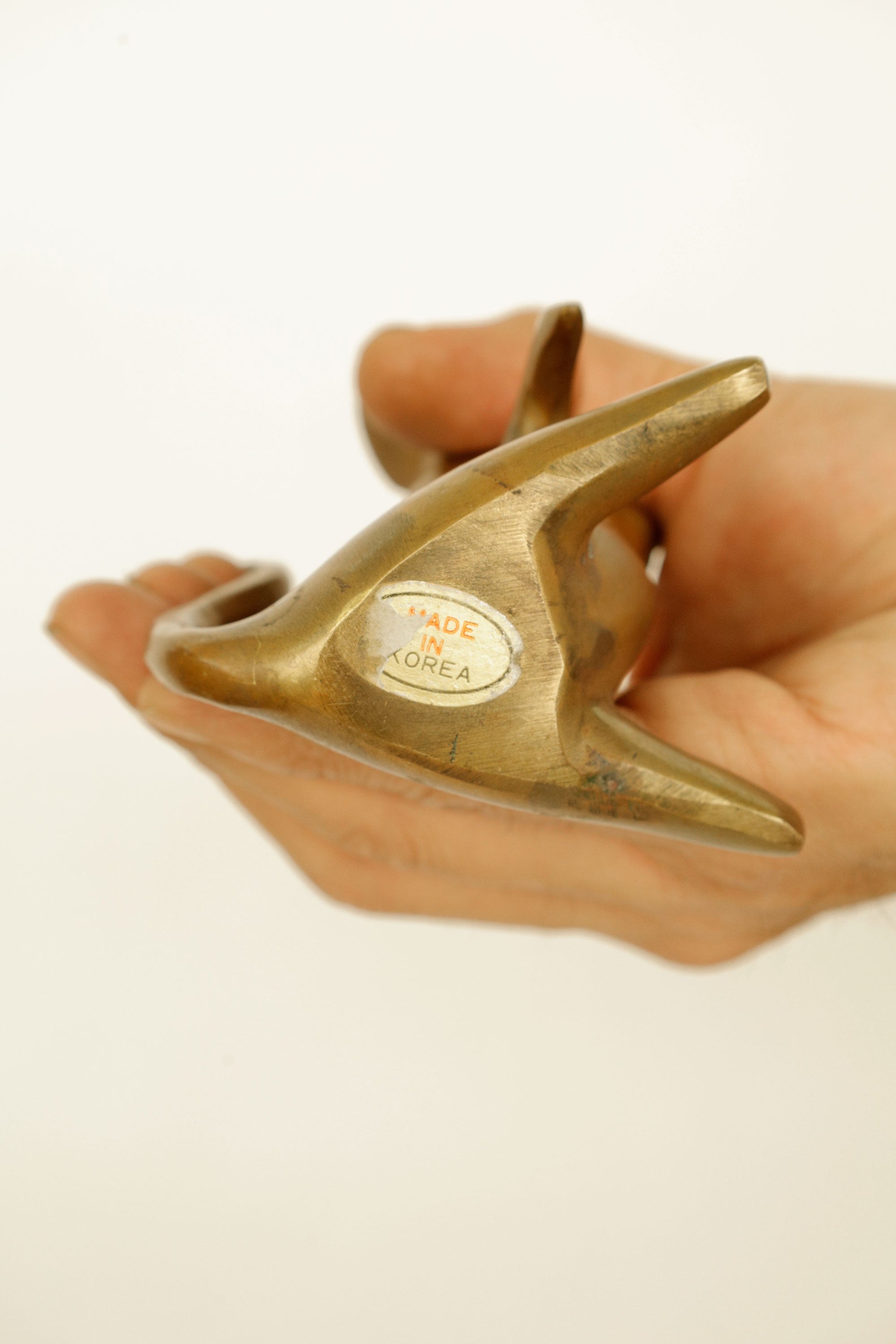 Brass Mouse Figure - Korea, c.1960s–80s