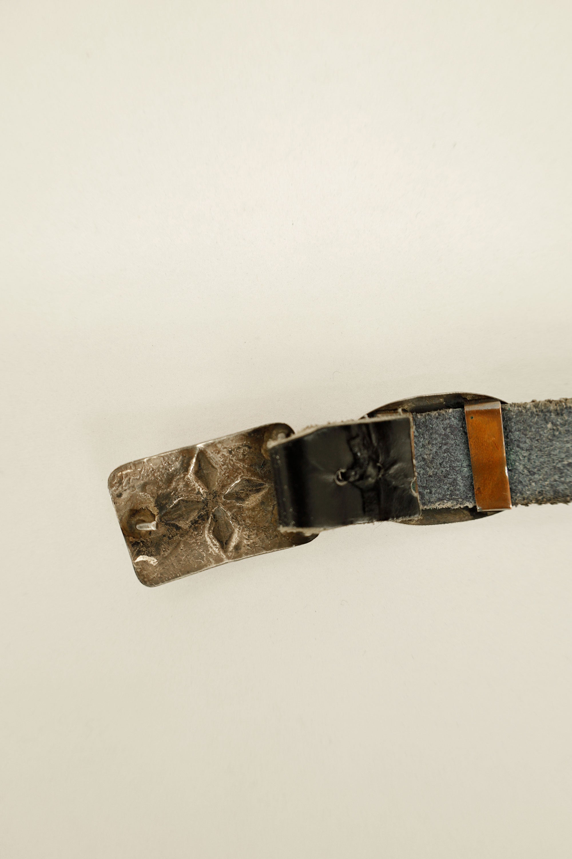 Hand Stamped Navajo Silver Concho Belt - Navajo, 1960s