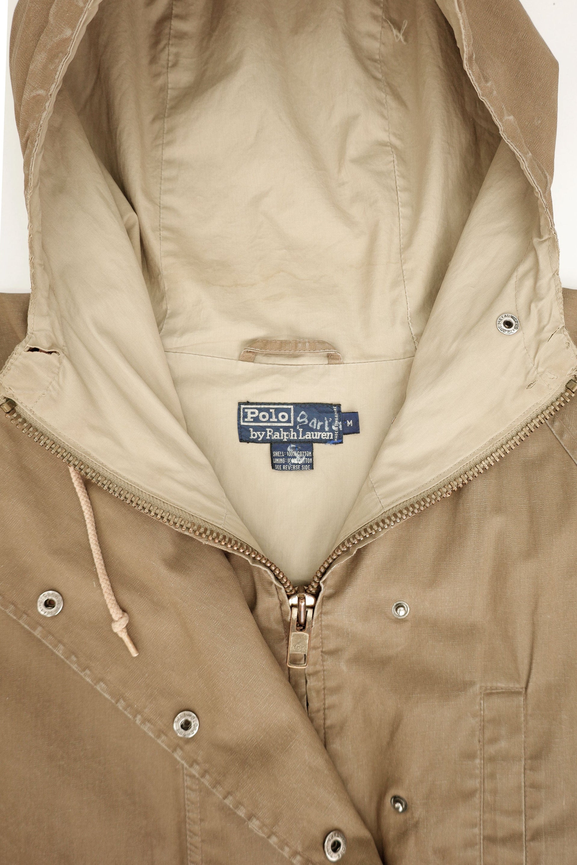 Oiled Cotton Outdoor Jacket  - Polo Ralph Lauren, 1990s