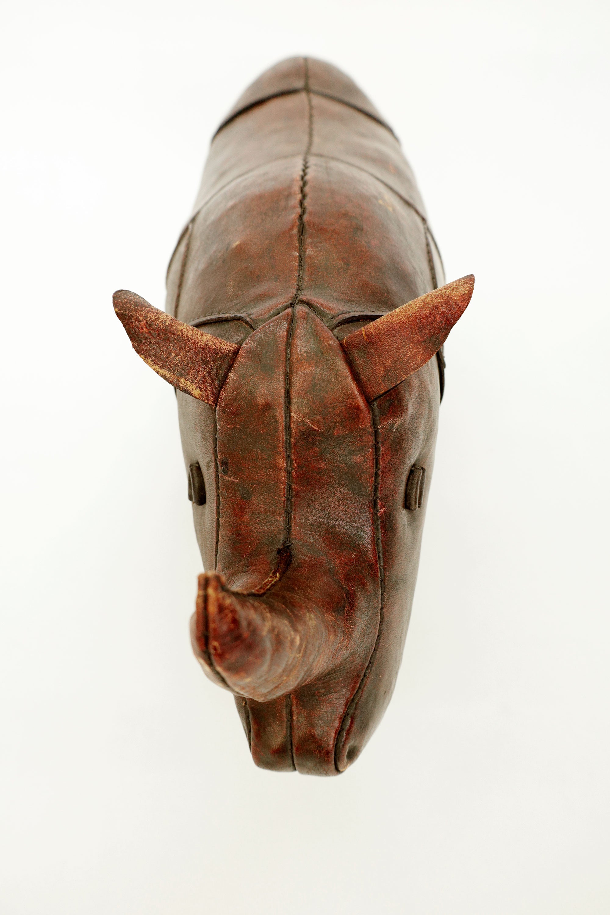 Leather Rhino Footstool – Omersa, c.1960s