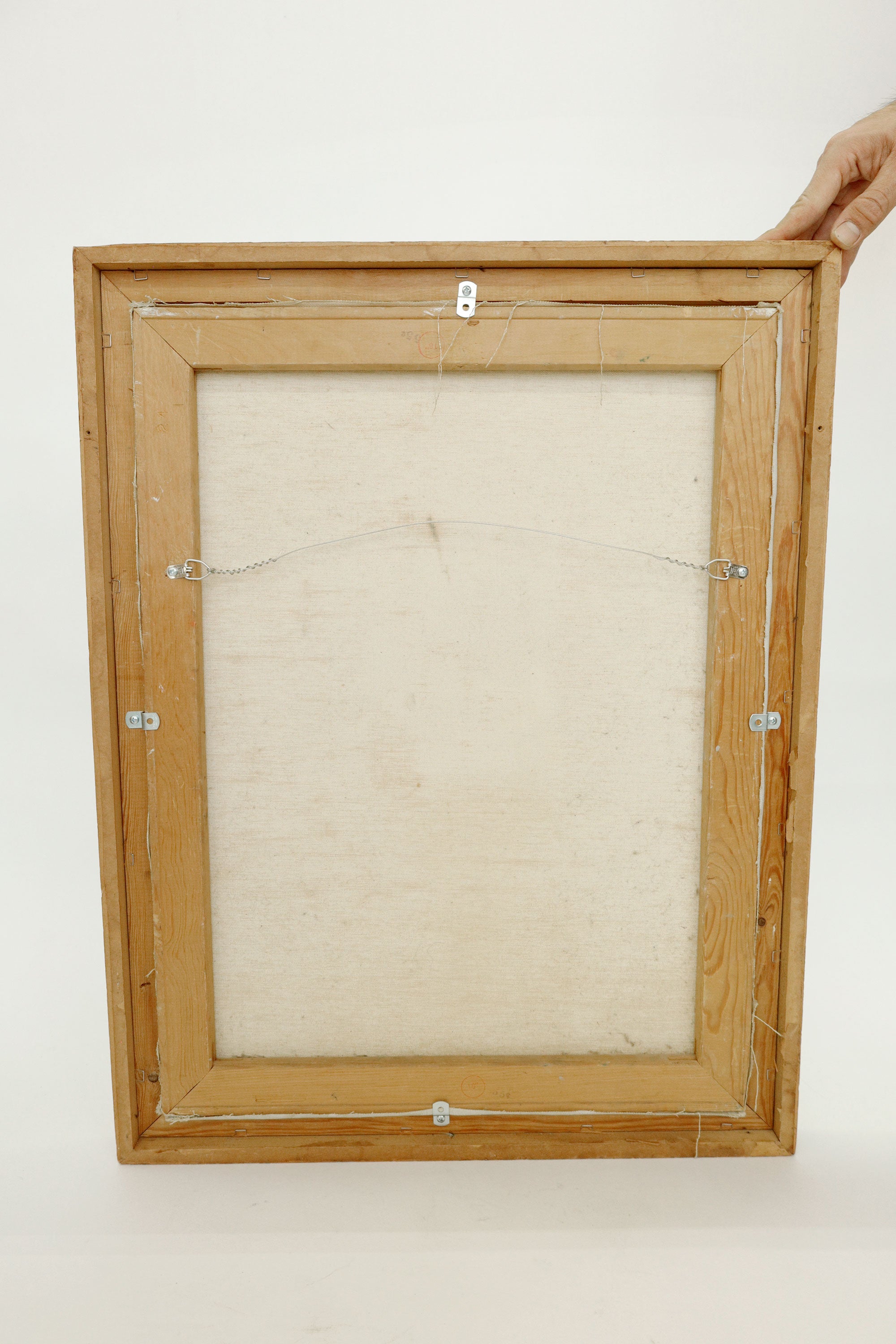 Surrealist Abstract Oil Painting – Unknown Artist, c.1950s–60s