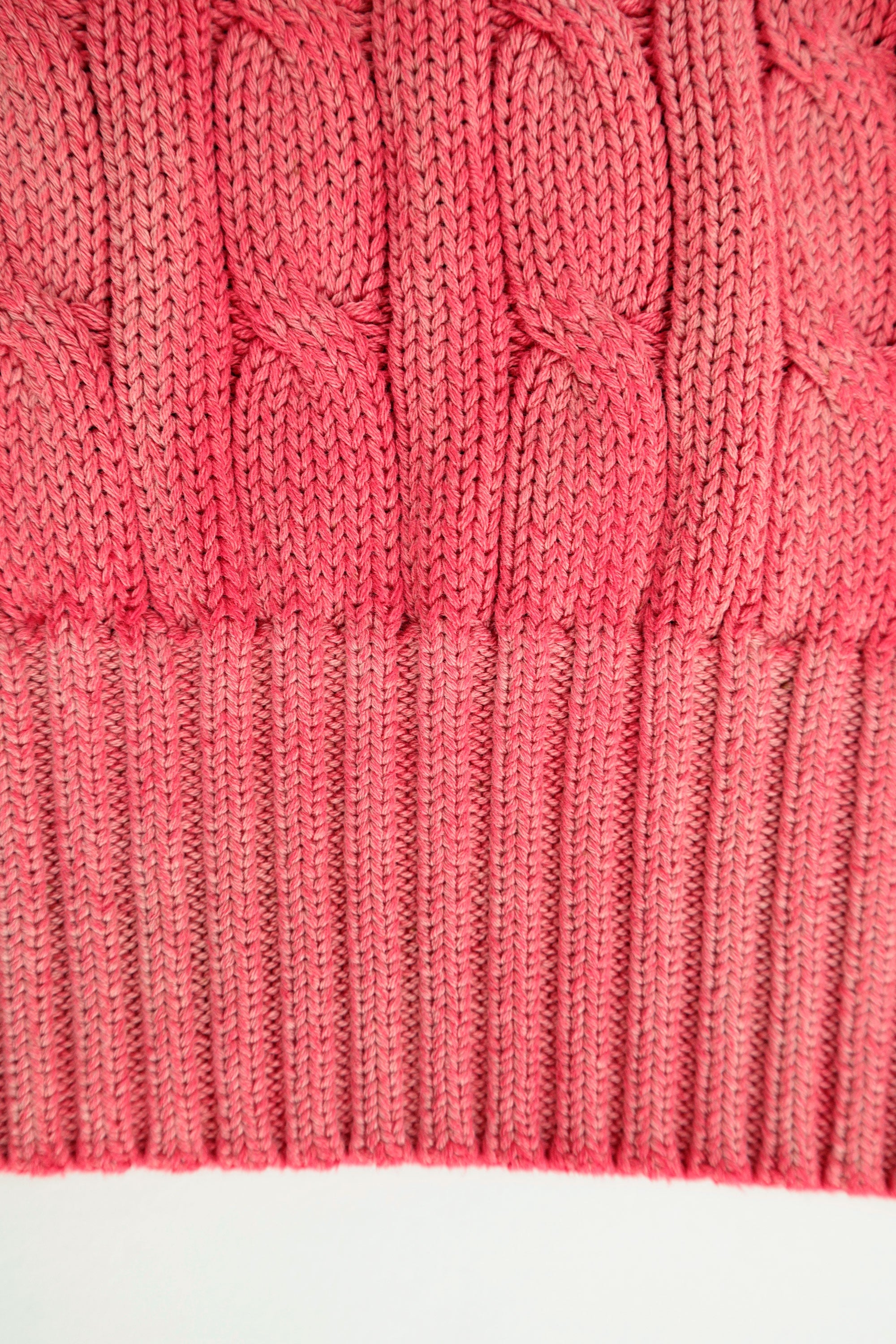 Distressed Cable-Knit Sweater - Ralph Lauren, c.2000s
