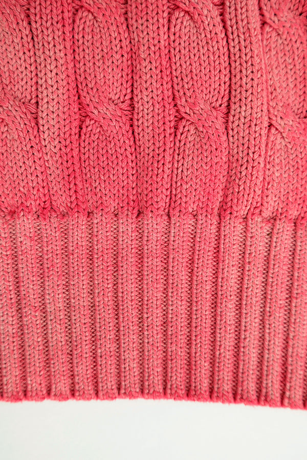 Distressed Cable-Knit Sweater - Ralph Lauren, c.2000s