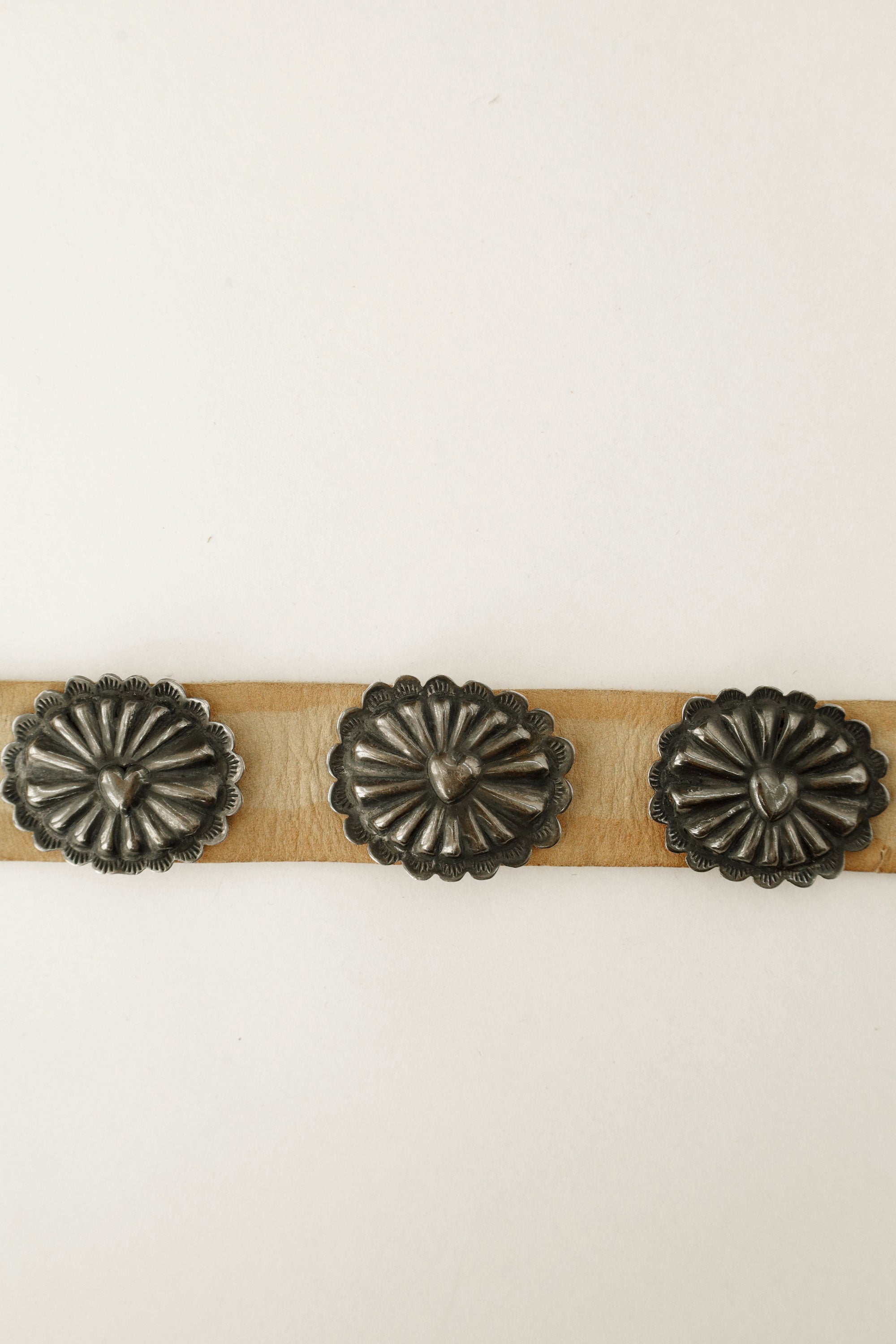 Radiating Heart Concho Belt – Navajo, c.1930s