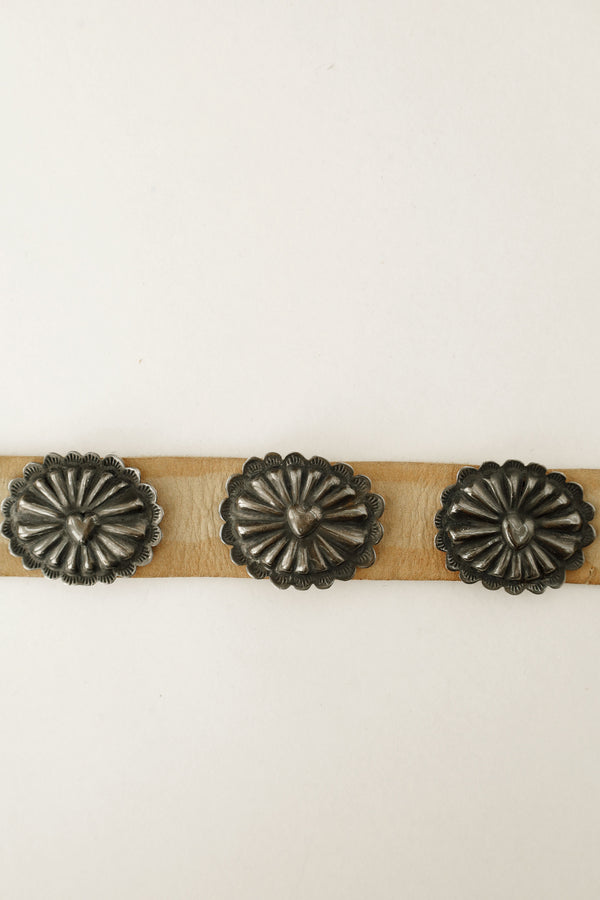 Radiating Heart Concho Belt – Navajo, c.1930s