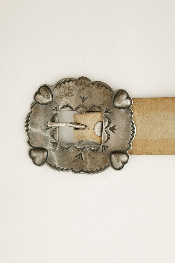Radiating Heart Concho Belt – Navajo, c.1930s