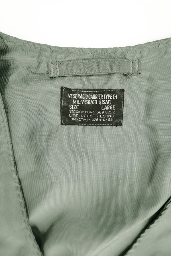 Radio Carrier Type E-1 Vest  - USAF , 1950s