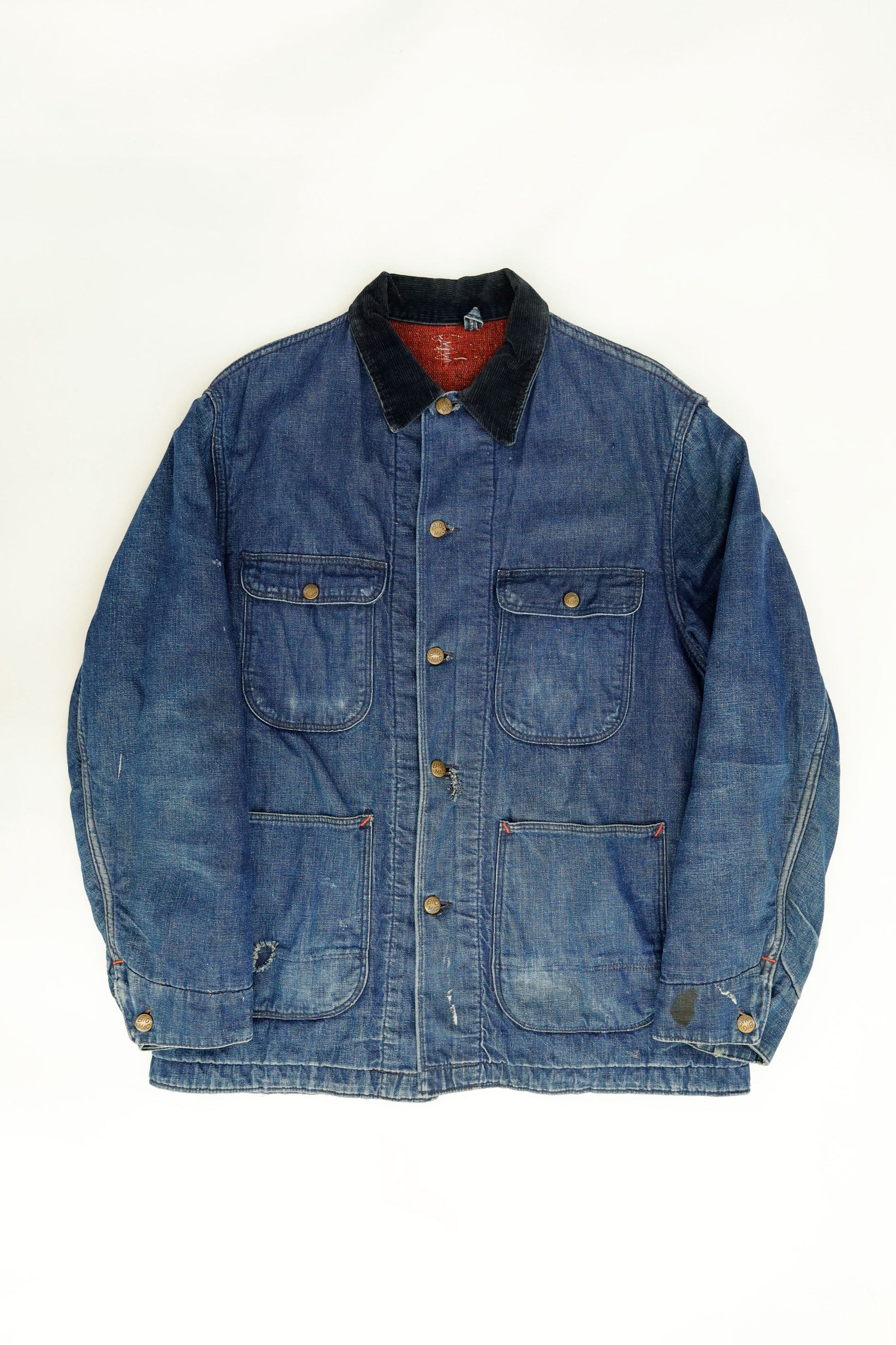 Red Blanket Liner Chore Jacket  - Big Mac , 1950s