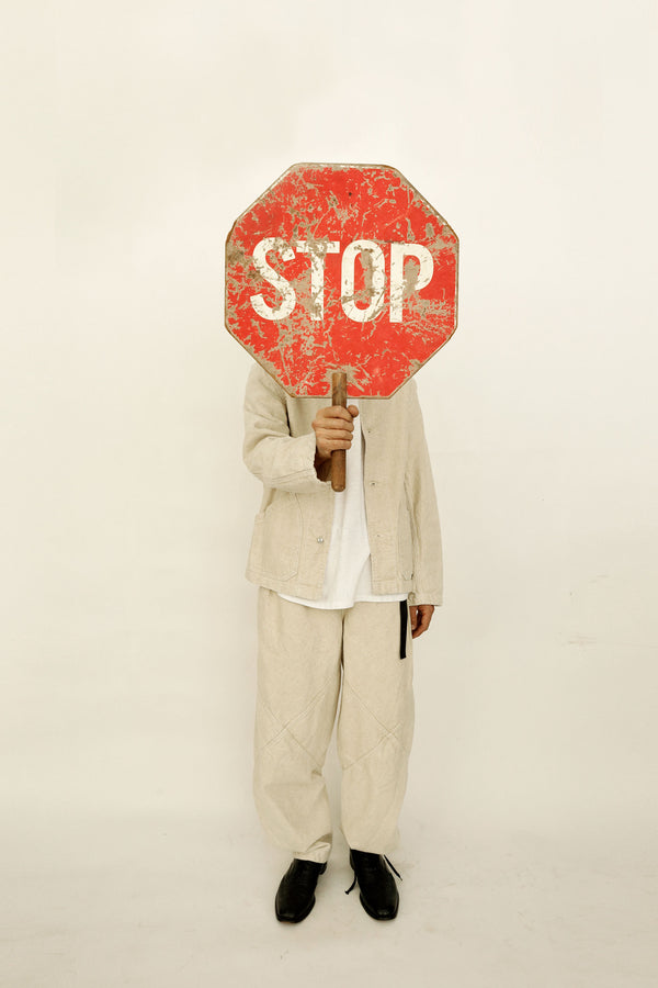 Handheld SLOW/STOP Traffic Sign — Undated