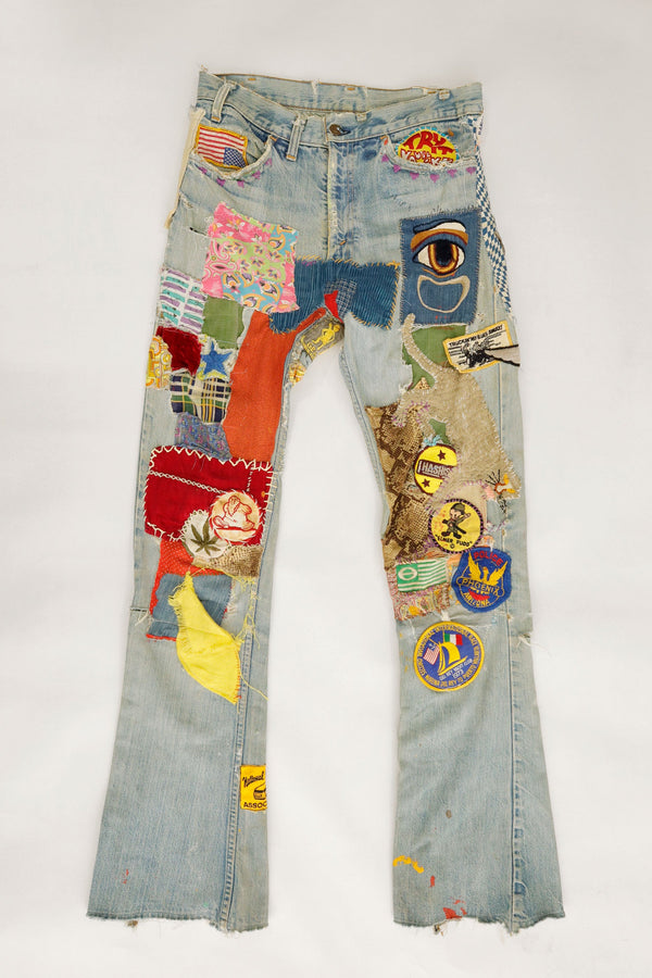 True Hippie Patchwork Jeans - Levi's , 1970s