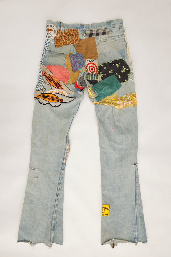 True Hippie Patchwork Jeans - Levi's , 1970s