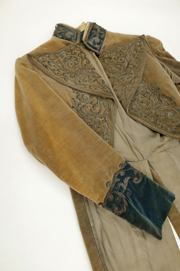 Embroidered Velvet Ceremonial Coat — Europe, c.1890s