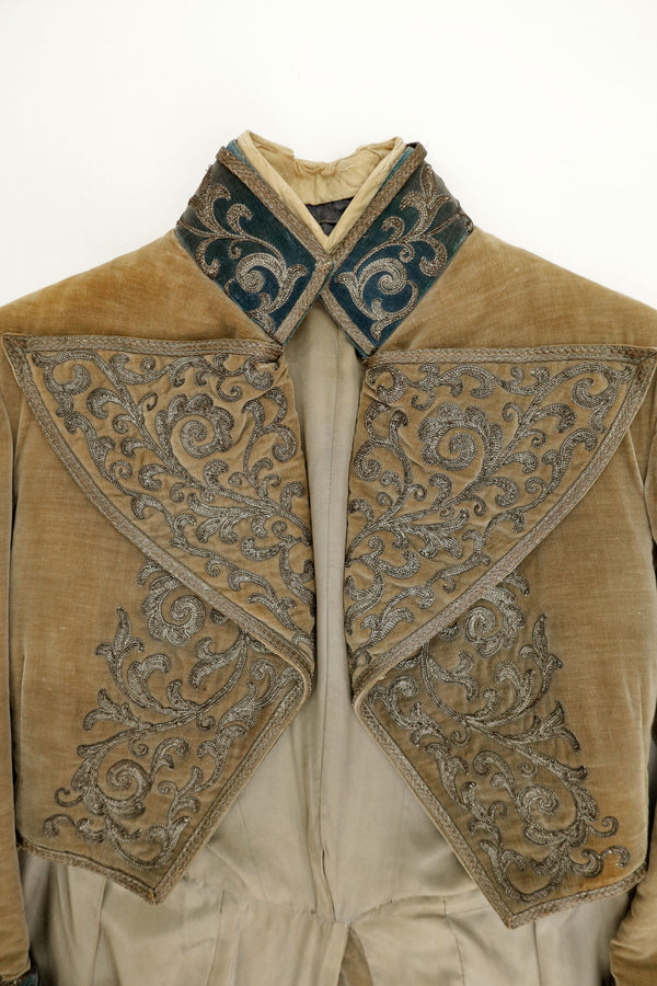 Embroidered Velvet Ceremonial Coat — Europe, c.1890s