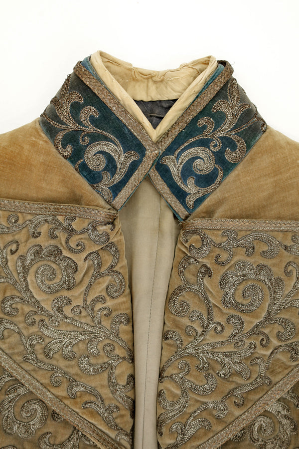 Embroidered Velvet Ceremonial Coat — Europe, c.1890s