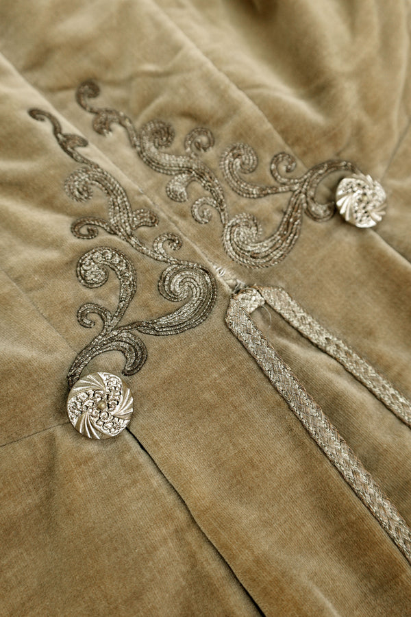 Embroidered Velvet Ceremonial Coat — Europe, c.1890s