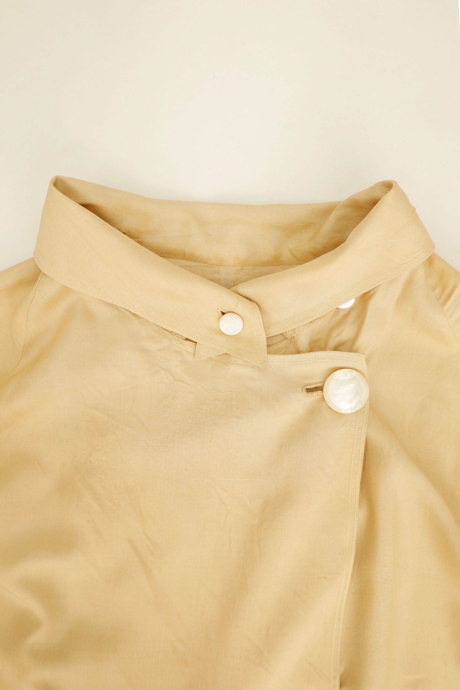 Victorian Silk Trench Coat  - USA, 1920s