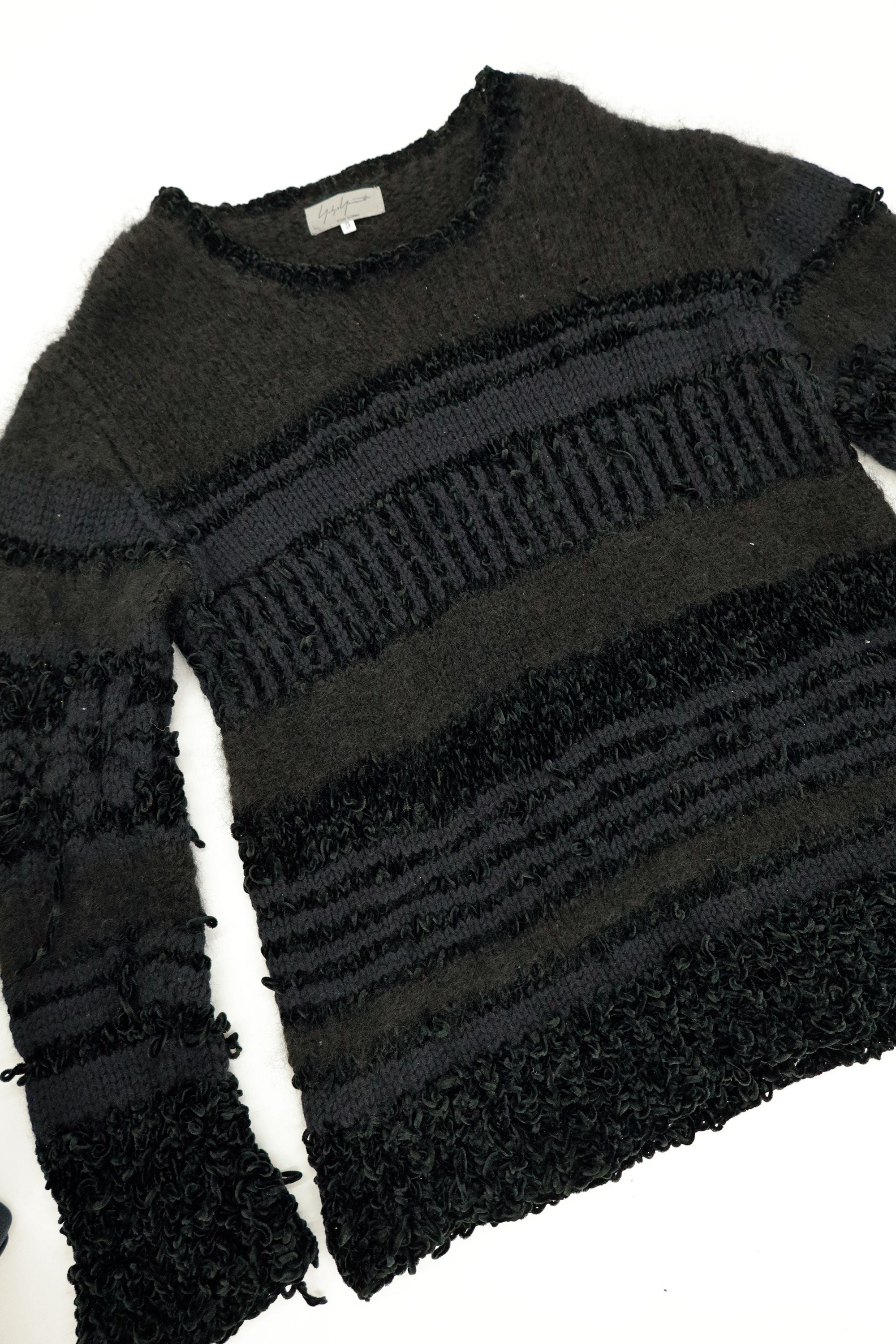 Yohji Yamamoto Distressed Sweater - early 2000's