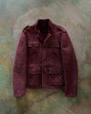 Gucci Shearling Jacket Burgundy