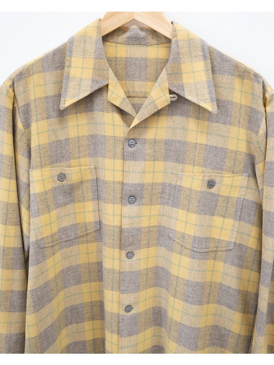 1940's Design Pocket Open Collar Shirts