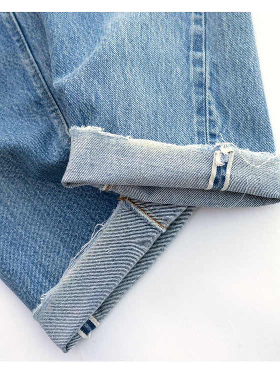 1980's Levi's Selvage 501 Cut Off Jeans w26 #8080